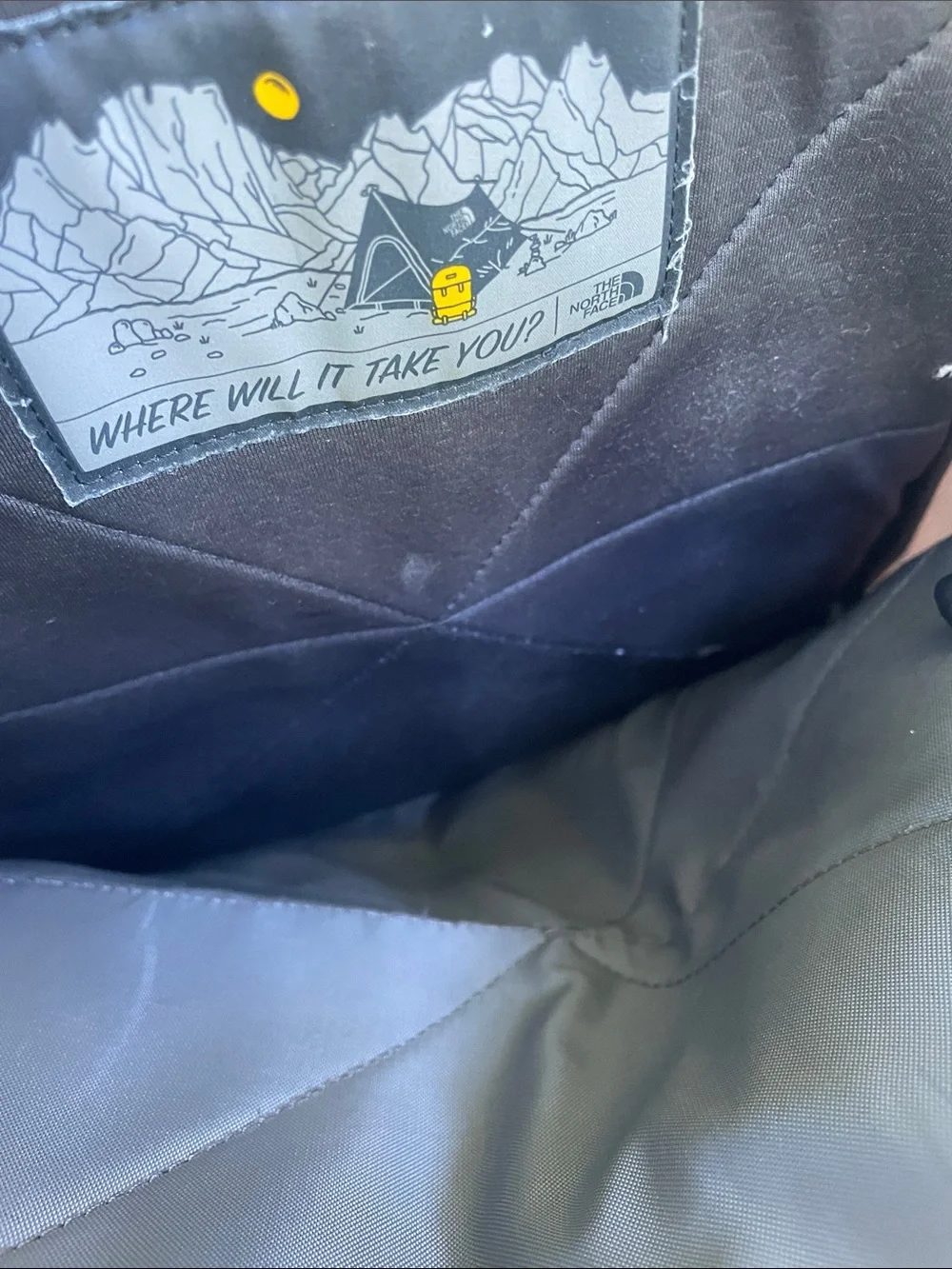 The North Face Borealis Backpack Light Gray & Black laptop sleeve